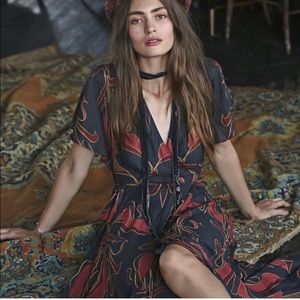 Free people vintage inspired maxi dress